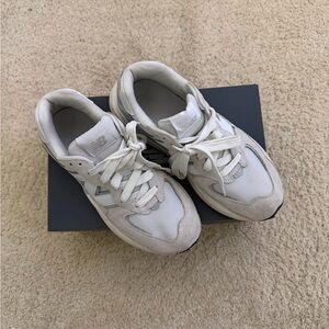 New Balance White Athletic Shoes